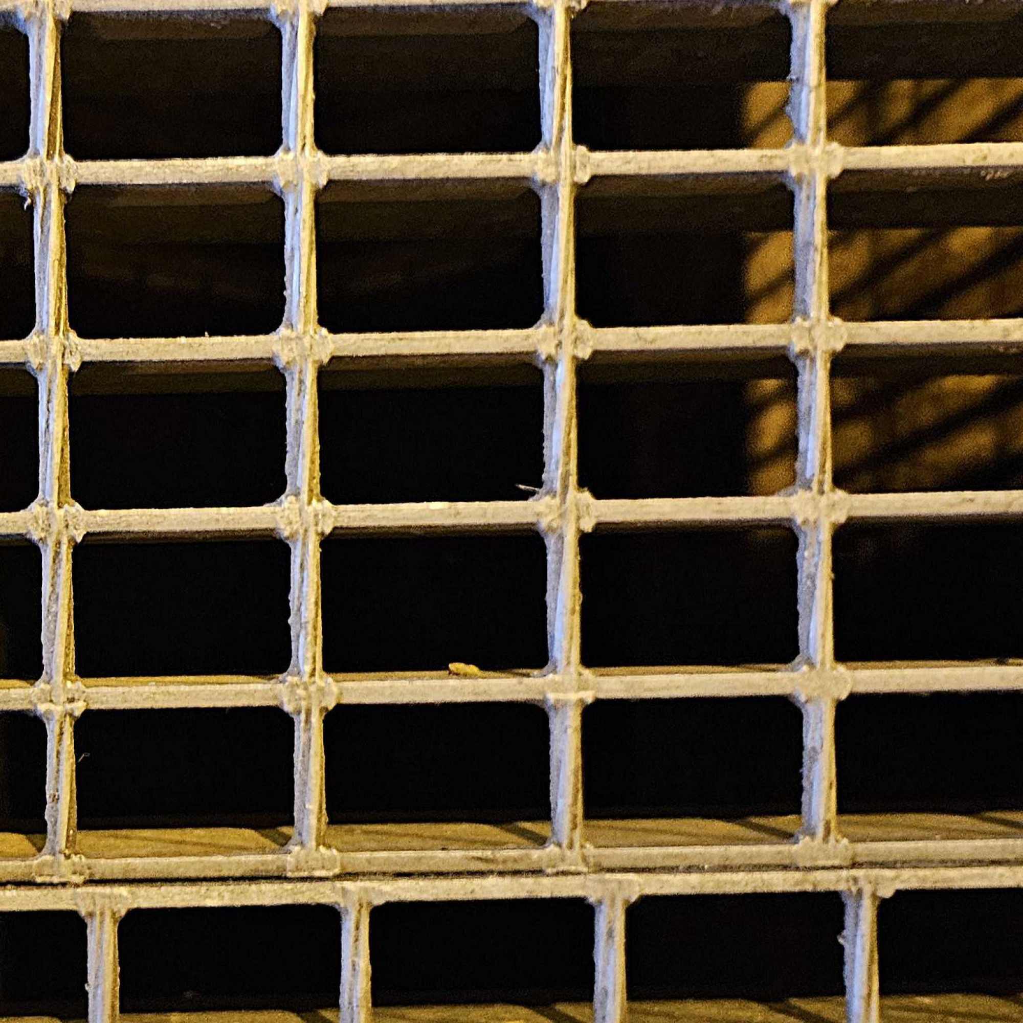 Gallerdurk 1000x500 – 60 mm, varmförzinkad